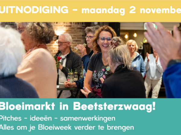 Uitnodiging: Bloeimarkt in Beetsterzwaag op 2 november!