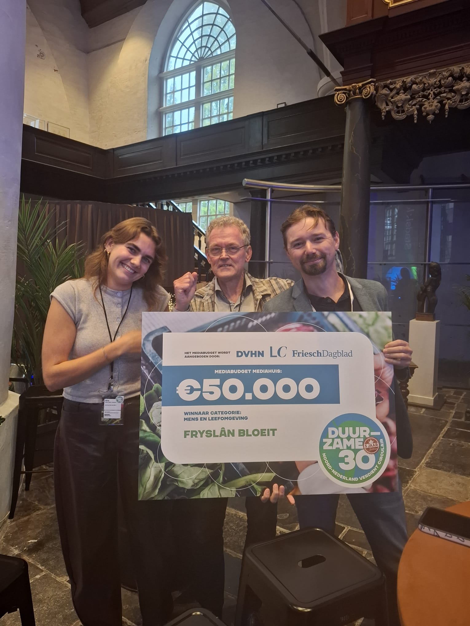 Fryslân Bloeit wint juryprijs Duurzame Dertig 2026